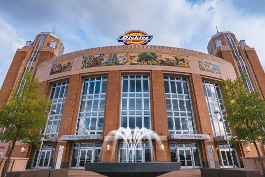 The Nobleman Hotel in Fort Worth, TX is near Dickies Arena.