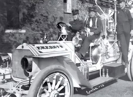 The Nobleman Hotel in Fort Worth, TX is situated in a historic firehouse.
